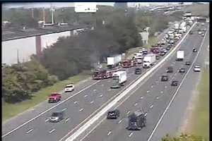 Tractor Trailer Fire Jams Route 280