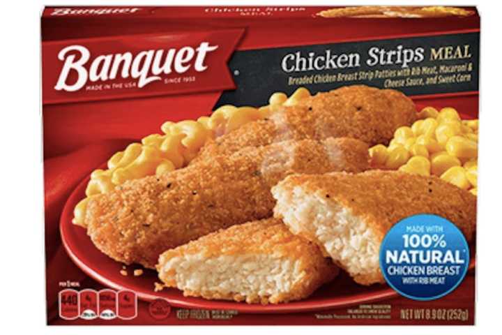 Banquet Frozen Chicken Strips Recalled Due To Possible Plastic In Entree