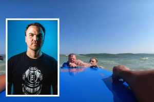 Video Shows Surfer From Chester County Rescue Distressed Jersey Shore Swimmer