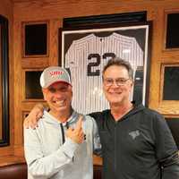 <p>Charlie Wonsowicz and Don Mattingly.</p>