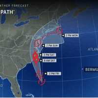 <p>A tropical storm expected to make landfall this weekend in North Carolina will bring heavy rain and gusty winds to the East Coast this weekend.</p>