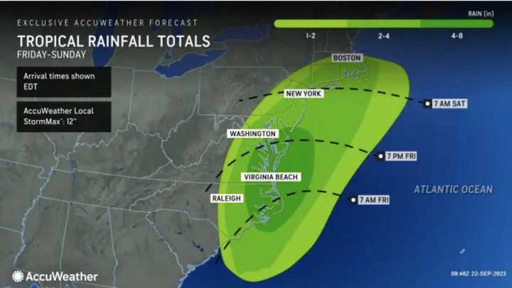 Tropical Storm To Bring Drenching Downpours, Gusty Winds To East Coast ...