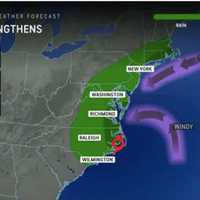 <p>Up to 2.5 inches of rainfall is possible on Saturday, Sept. 23.</p>