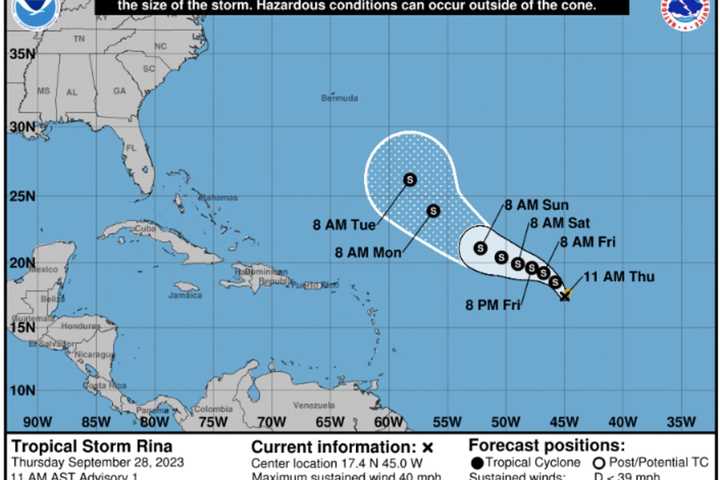 New Tropical Storm Forms In Active Atlantic: Here's Where Rina's Headed