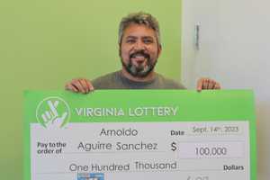 Herndon Construction Worker Wins $100K On Way To Work Playing Lottery In Ashburn