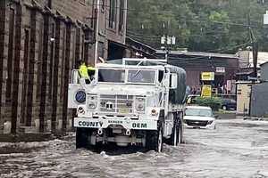 Firefighter Rescues Driver Trapped In Fairfield Flood Waters, Roadways Across NJ Closed (VIDEO)