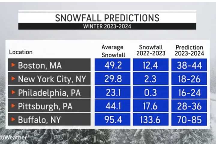 'Get Your Snow Shovels Ready': AccuWeather Releases Winter Outlook