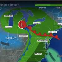 <p>Rain will overspread the Northeast from west to east on Saturday.</p>