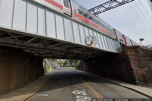 Tractor-Trailer Becomes Lodged Under Train Overpass In Port Chester, Closes Road