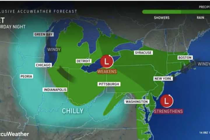 Here's When To Expect Heaviest Rain From Storm System Taking Aim At Region