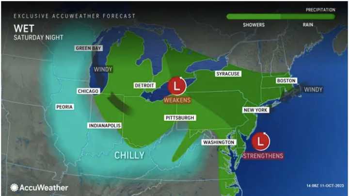 Here's When To Expect Heaviest Rain From Storm System Taking Aim At ...