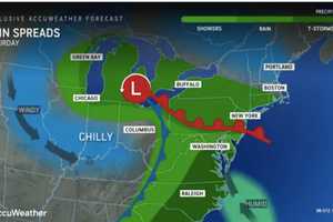 Here's Timing For Latest Weekend Storm, Areas Expected To See Most Rainfall