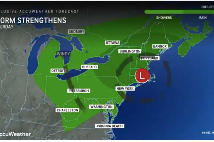 These Areas Will See Most Rainfall From Potent Nor'easter Taking Aim At Region