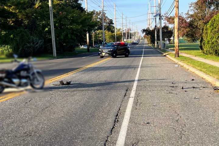 Motorcyclist Crashes Near South Jersey High School