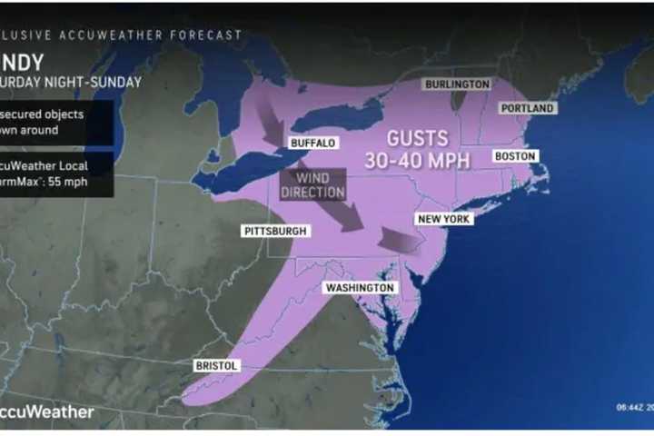 Timing Shifts For Nor'easter Bringing Heavy Rain, 40 MPH Wind Gusts To Region: Here's Latest