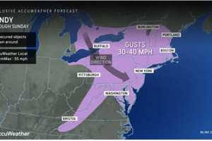 Rain Moves Out But Wind Gusts From Nor'easter Could Hit 40 MPH In Second Half Of Weekend