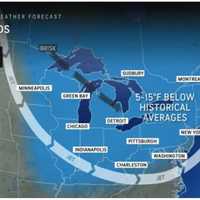 <p>Cold air has expanded to start the workweek.</p>