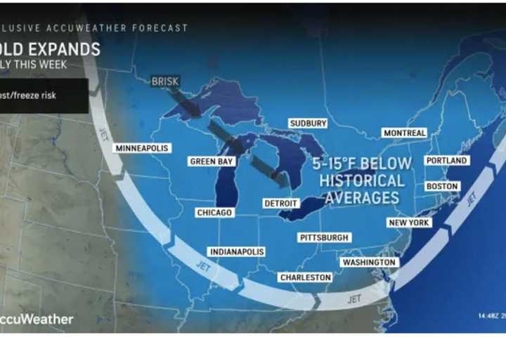 Blast Of Wintry Weather Could Bring First Snowfall Of Season To Parts Of Northeast