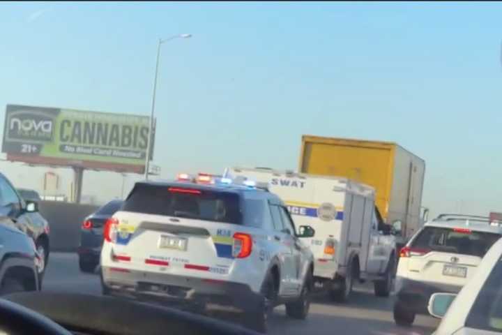 Erratic Gunman Brings SWAT Team, Police Presence To I-95 In Philadelphia: Cops