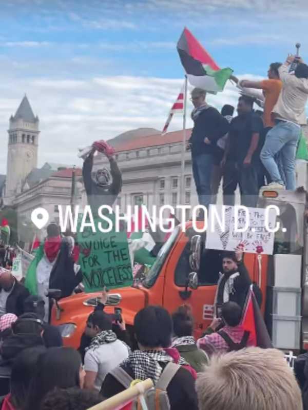 Thousands Of Pro-Palestinian Marchers Call For Ceasefire Outside White House (VIDEOS)