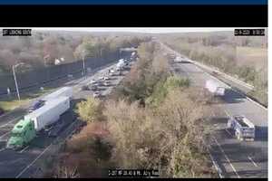 Tractor Trailer Fire Slows Traffic On Route 287 In Bernards Township