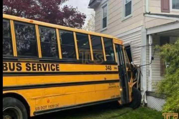 School Bus Driver Fell Asleep Before Crashing Into Howell House, No Children On Board: Police