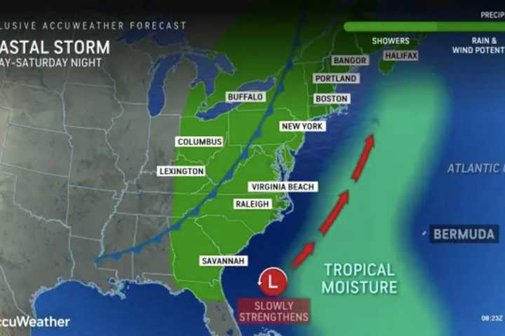 Coastal Storm On Track For Region: Here's Timing, 5-Day Forecast