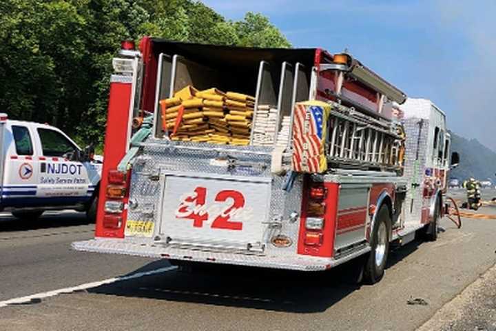 Truck Fire Shuts All Lanes Of Route 80