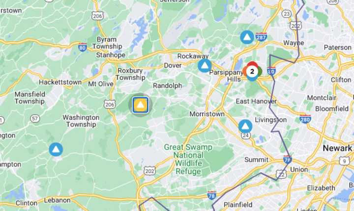 Morris County outages Sunday, Dec. 3.