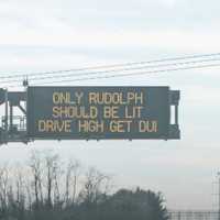 <p>The New Jersey DOT had some fun with its holiday warnings.
  
</p>