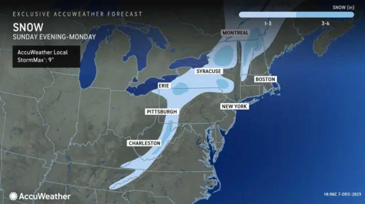 Snow Coming To PA In Powerful Weekend Storm (Timing, Updates) | Dauphin ...