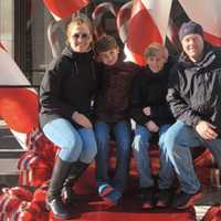 <p>Bronxville PD Lt. Watson Morgan, far right, his wife, Ornela, and their two sons in photo posted on social media in January, 2023.</p>