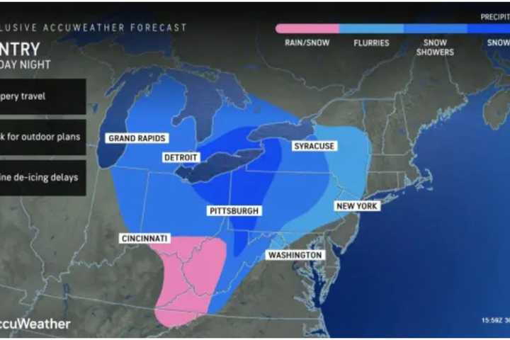 New Year's Eve Surprise: Snow Showers, Flurries Possible To Ring In 2024 In Parts Of Northeast