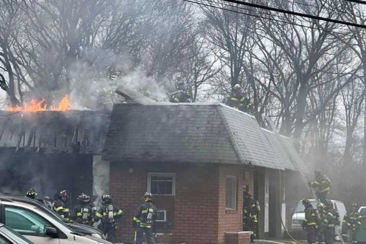 Neptune Firefighters Douse Body Shop Blaze