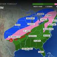 <p>A "more impactful" storm is expected next week, AccuWeather says.</p>