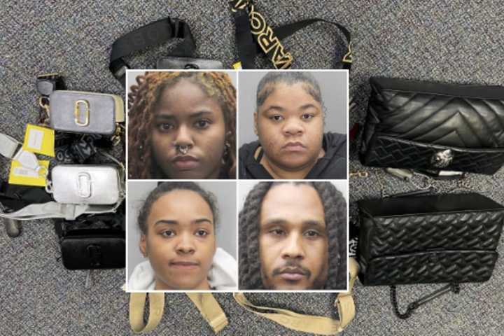 Beltway Traffic Aids In Arrest Of Quad Who Stole $4.5K In Bags In Tyson's Corner Heist: PD