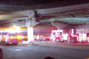 Speeding Driver Dies When Car Goes Airborne Near I-95 Ramp In Philadelphia: Police