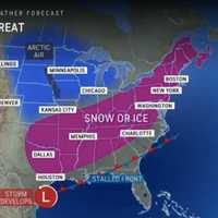 <p>Snow and ice threatens the region early next week.</p>