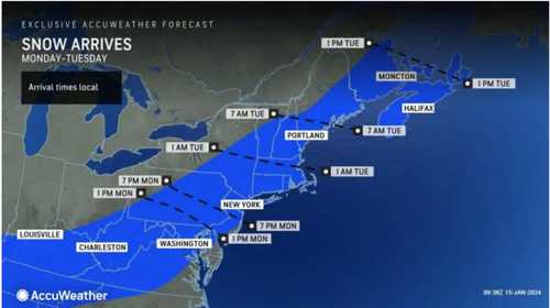 Here's Projected Timing, Snowfall Amounts For New Winter Storm Taking ...