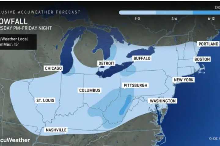First Snowfall Projections Released For Brand-New Winter Storm Headed To Northeast
