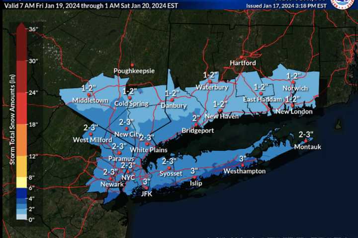 Brand-New Snowfall Predictions Released For New Winter Storm Nearing Northeast: Latest Map
