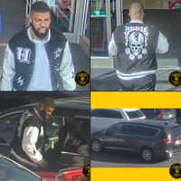 <p>Photos of an alleged shoplifting suspect and his van.</p>