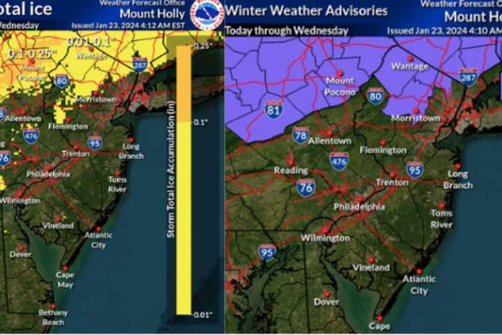 Threat Of Freezing Rain Prompts Winter Weather Advisory Across Portion Of Bergen County