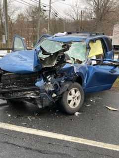 Uber Driver, Passenger Seriously Injured After Rear-Ending Dump Truck On Route 1