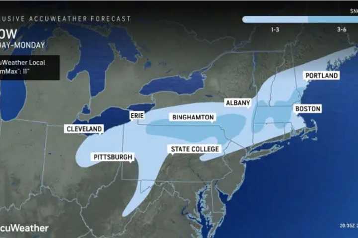 Chance Of Snow For Parts Of Morris County In Early-Week Storm: Forecasters