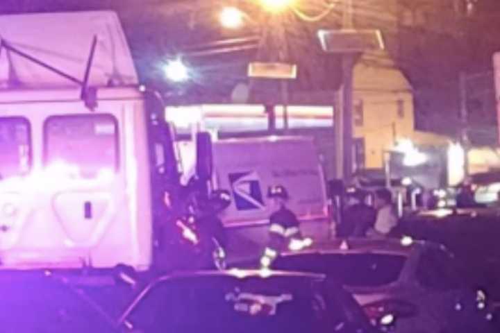 Pedestrian Pinned Under Mail Truck In North Bergen: Sources