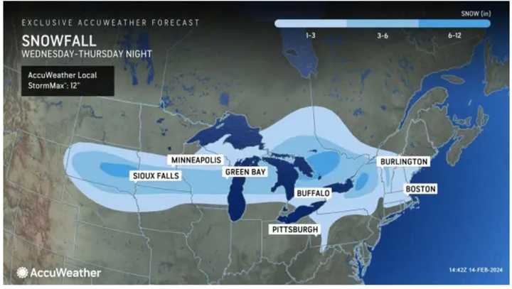 Latest Winter Storm Will Bring New Round Of Snow To Much Of Northeast ...