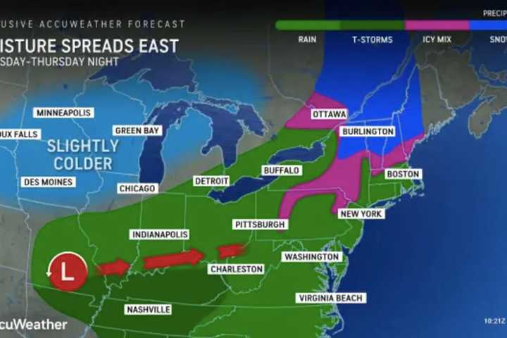 Chance Of Snow In Central Pennsylvania As Late-Week Storm Approaches: Forecasters