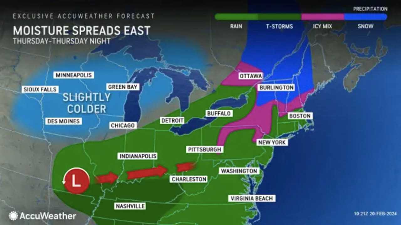 Change In Weather Pattern Bringing Rain, Warmer Temps To Region ...