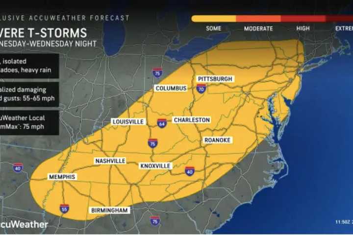 Thunderstorms With Hail, 65 MPH Winds Threaten Northeast As Temps Soar Mid-Week: Forecasters